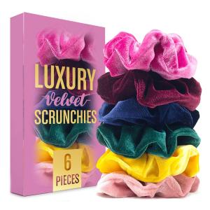 China Vintage Other Silk Products 0.03kg 6cm Large Velvet Scrunchies factory