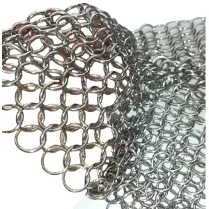 China Screen Curtain Stainless Steel Chain Link Mesh Curtains With 1mm Wire Gauge on sale