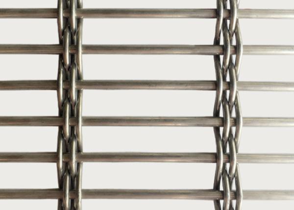 SS 316 Plain Weave Metal Interior Furniture Decorative For Architectural Woven