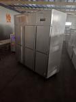 Stainless steel six door double temperature freezer large capacity