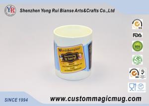 China Color Change Porcelain Temperature Sensitive Coffee Mugs With Pictures factory