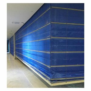 China Double Track Polymer Door Type Fire Roller Curtain For Ambient Humidity ≤90% 25C factory