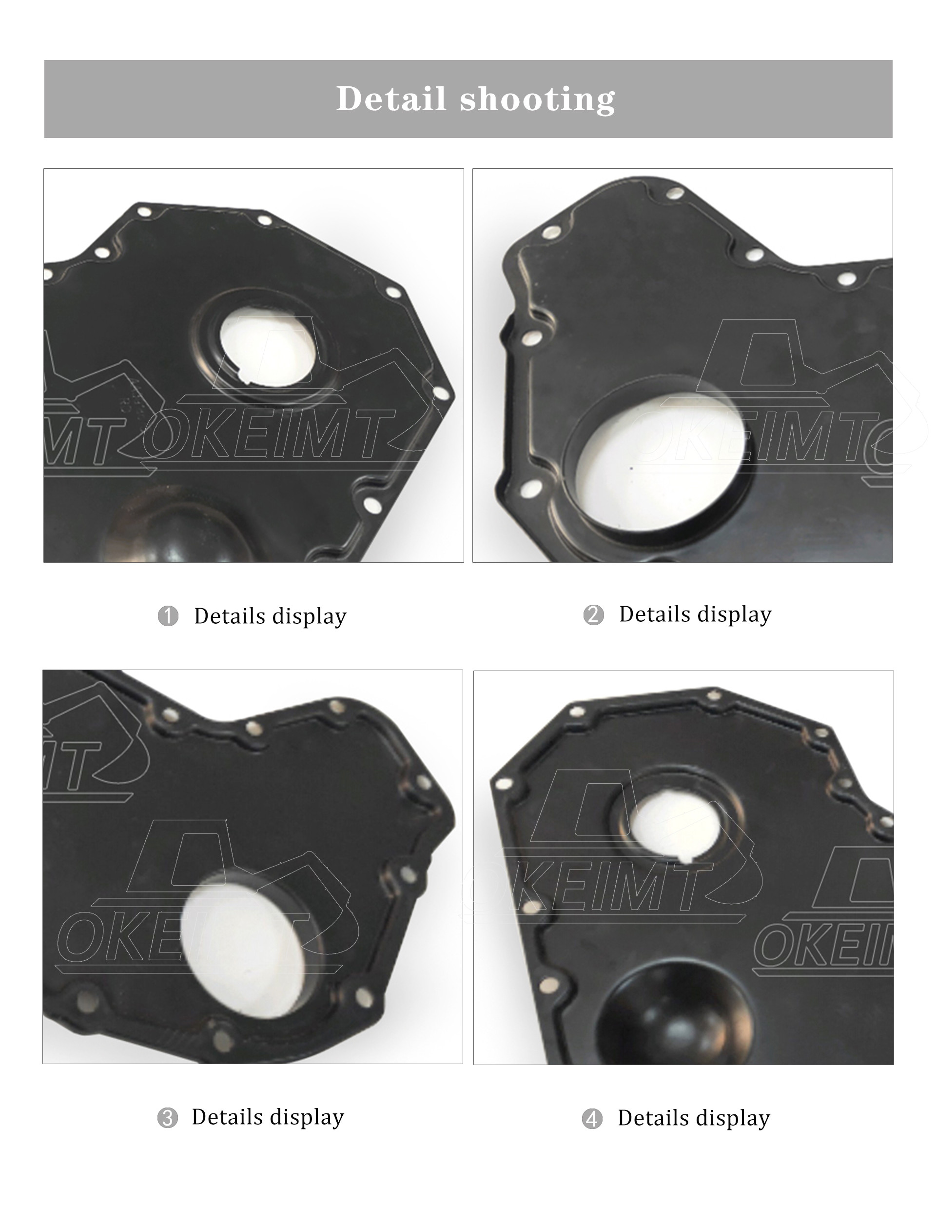 Cummins 6BT5.9 Excavator Engine Parts Timing Cover A3918675 4991279