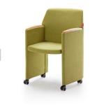 Luxury Folding Modern Classic Office Chair Robber Legs Commercial Furniture