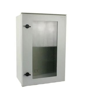 China IK08 Wall Mounted SMC Fiberglass Enclosure Box With Transparent Lid on sale
