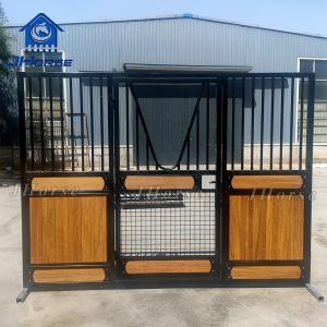 China Steel And Bamboo 2.2m Height Horse Stall Customized factory
