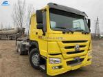 high horsepower Used Tractor Trucks Sinotruk Tech Engine 371hp For Ghanac