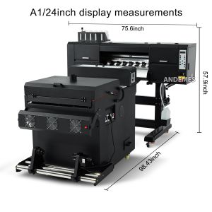 24 Inch DTF Printer with Dual I3200 Heads and 600 mm Print Dimension for High