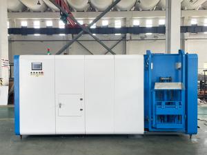 China Blue Food Waste To Fertilizer Machine Compost 3 Phase Automatic factory