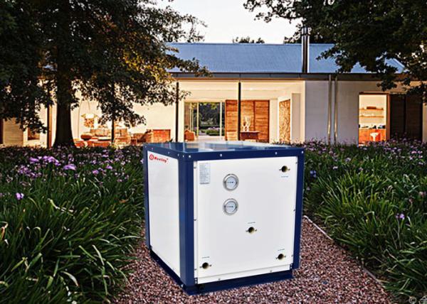 Small Integrated Water - Ground Source Heat Pump Water Heater , Floor Heating