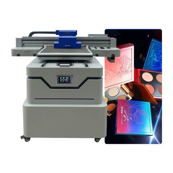 China High-Accuracy 6090 UV Flatbed Inkjet Printer Automatic Grade Machine with CCD for Glass Board and Card Printing factory