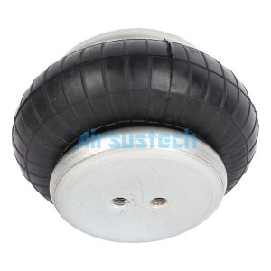 China FS 40-6 1/8NPT 63029 Continental Single Type Rubber Air Spring with Steel Cover Plate on sale