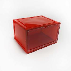 China Breathable Thickened Drop Front Storage Box For Shoe Detachable Ventilated factory