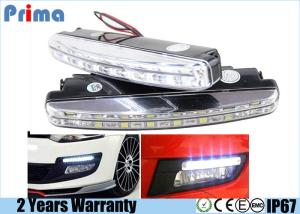 China Waterproof White LED Daytime Running Light 8 Leds Double Layer Design factory