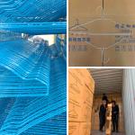 Metal White Wire Hangers 20.5cm Height For Dry Cleaner Customise Design