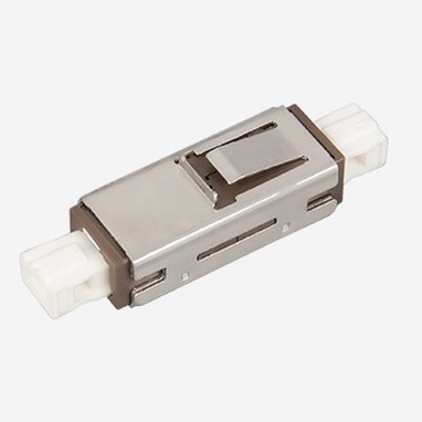 4 Simplex APC SC Fiber Optical Adapter Low Insertion Loss / Return Loss