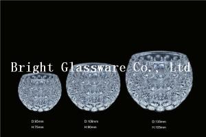China New Arrival High Quality Glass Candle Holder, Candle Container Sale factory