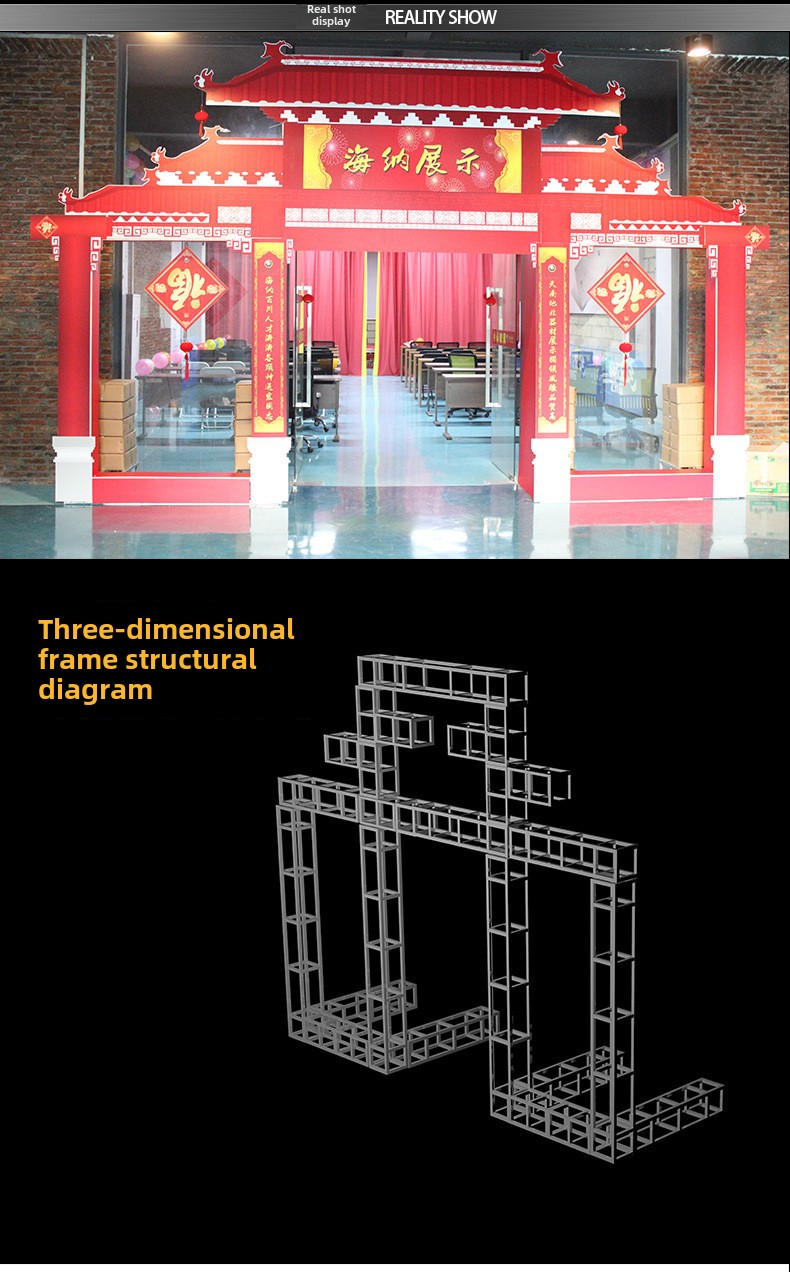 Sturdy Aluminium Stage Truss Welding Aluminum Box Truss For Advertising Display