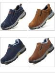 Hot Sale No Lace Non Slip Leather Woodland Steel Toe Construction Safety Work