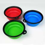 Portable Outdoor Folding Bowl Dog Silicone Food Bowl Environmentally Friendly