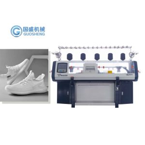 China 14G Computerized 3d Flyknit Shoe Upper Knitting Machine GUOSHENG on sale