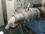 PLC Control PVC Pipe Production Line 75 - 250mm Pipe Dia With Wide Speed
