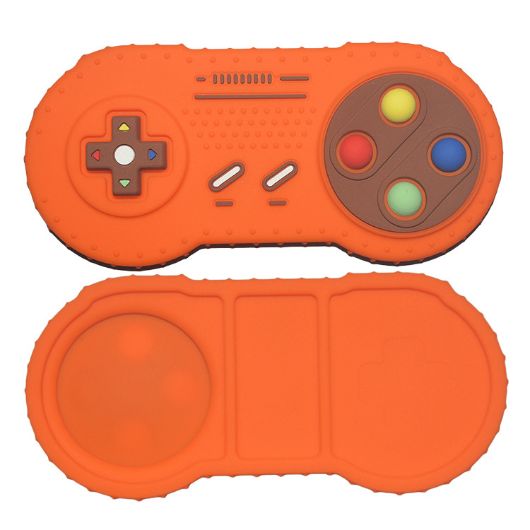 Remote Tv Controller Gamepad Custom Silicone Teether Toy Shaped For Toddler