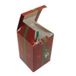 Red Bauble Box Packaging , custom printed paper boxess, Christmas gift box 350
