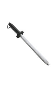 China Professional Ceramic Knife Sharpener Rods , Honing Knife Sharpener With Easy Hold Handle factory