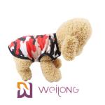 Camo Dog Shirt Pet Clothing Sleeveless Plain T Shirt Colorful Breathable Mesh