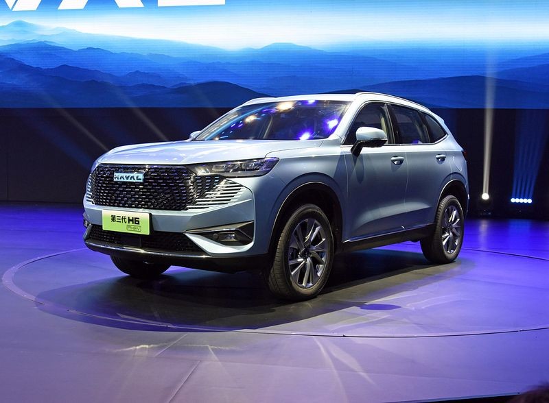 110km 4 Wheel Drive Electric Cars GWM Haval H6 DHT PHEV Plug In Hybrid Vehicles