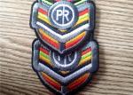 Durable Colorful Embroidered Patches Of Brand Logo For Garment