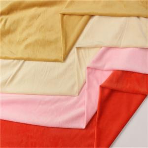 China teddy bear fur fabric polyester short pile velboa velboa fleece fabric factory