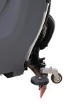 Noiseless Battery Operated Floor Scrubber , Concrete Floor Cleaner Machine