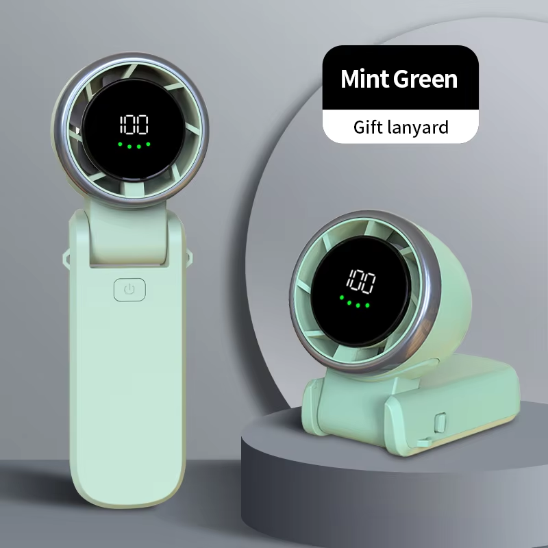 China Handheld Mini Fan 5000mAh Battery Portable Rechargeable Fan factory