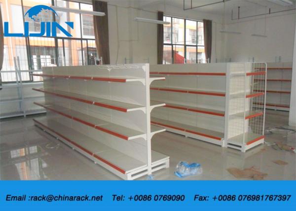 Floor Standing Convenience Store Racks , Heavy Duty Supermarket Display Stands
