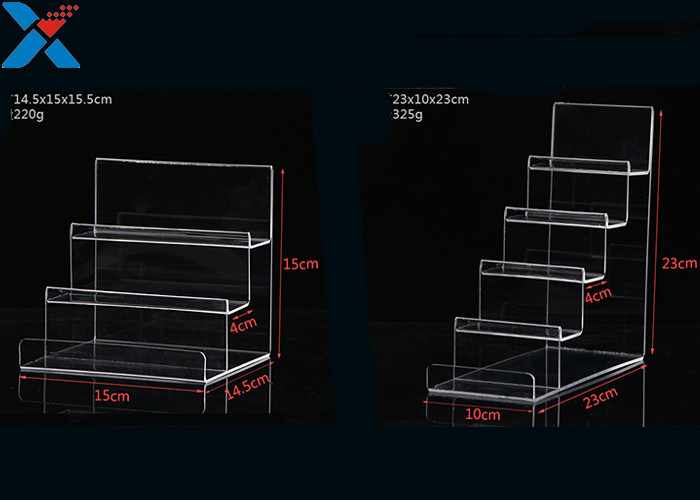 Mobile Phone / Wallet Acrylic Display Stands Multilayer Display Rack Eco - Friendly