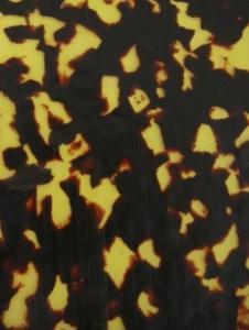 China Black Yellow Tortoise Shell Veneer for Guitar Picks Wraps Patterned Celluloid Sheet factory
