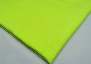 China 100% Cotton Safety Vest Fabric Fluorescent Yellow Fabric For Warning Vest factory