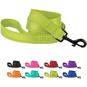 China Flexible Nylon Dog Leash Red Dog Walking Leash For Small Medium Large Dogs factory