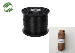 China 0.5mm 1mm HDPE Monofilament Yarn Black Monofilament For Braided Rope factory