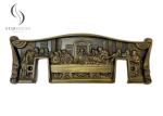 Bronze Resin Coffin Accessories Last Supper Design Coffin Corner Plaque RSL01