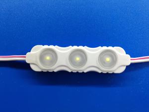 China Aluminum Injection LED PCB Module / 2835 3 LED Module With Lens 160 Degree on sale
