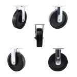 1100LBS Capacity 200mm Rigid Heat Resistant Heavy Duty Industrial Casters Wheel