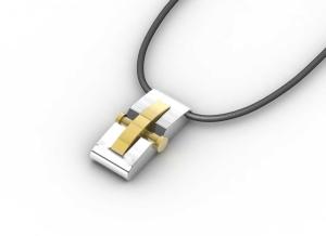 China Tagor Jewelry Top Quality Trendy Classic 316L Stainless Steel Necklace Pendant ADP126 factory