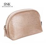 Custom Waterproof Shell Shape Zippered PU Lipstick Makeup Toiletry Bag