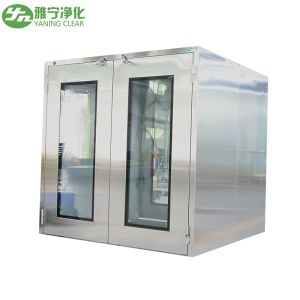 Double Manual Door Clean Room Pass Through Box Passbox With Mechanical Interlock