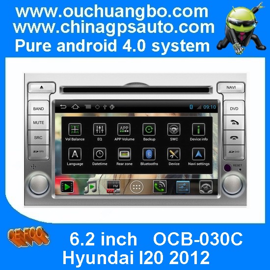 Ouchuangbo Car GPS Digital TV BT Radio DVD Player for Hyundai I20 2012 S150 Android 4.0 System OCB-030C