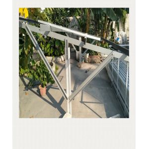 China Galvanized Steel Solar Panel Pole Mount For MW Projects factory