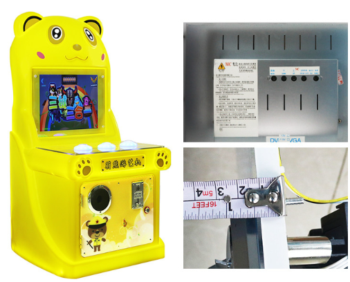 Commercial Colorful Children Game Machines Racing Arcade Game Machine Indoor